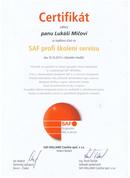 SAF certifikát